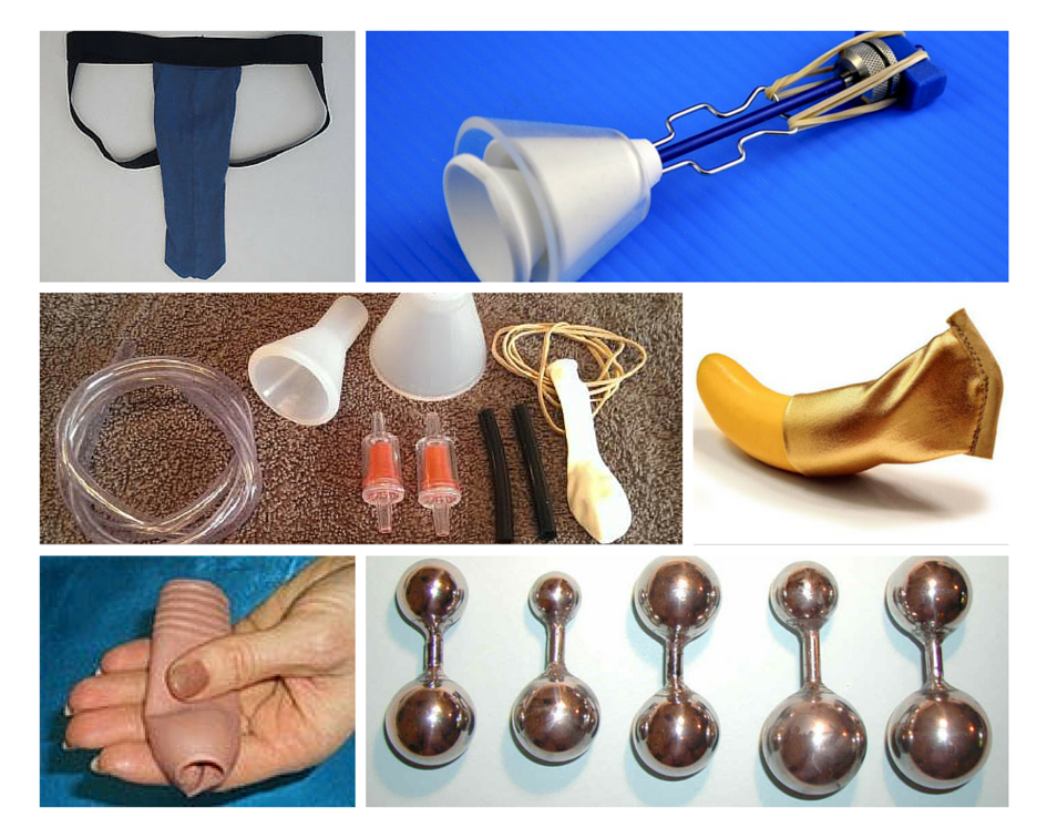 Various foreskin restoration devices